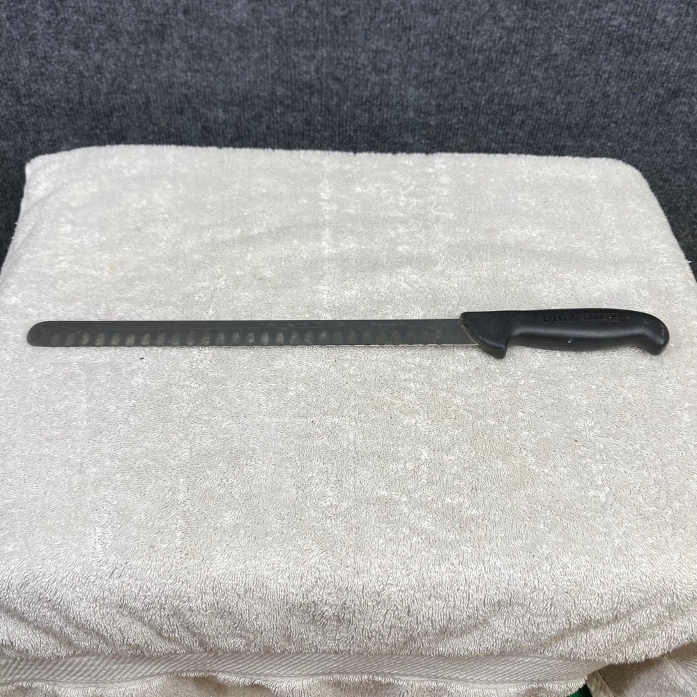 F. Dick ErgoGrip 12" Slicing Knife  Granton Edge High Carbon Steel Germany